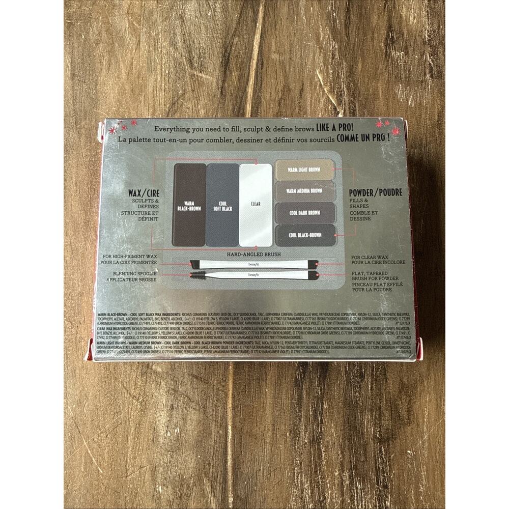 Benefit Brow Zings Pro Palette Medium‑Deep NIB Discontinued Brow Powder & Wax - Picture 2 of 9